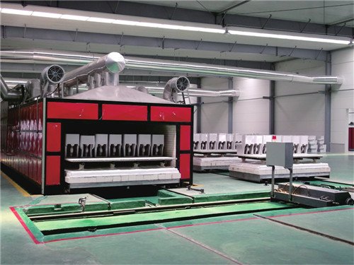 连续式生产窑炉