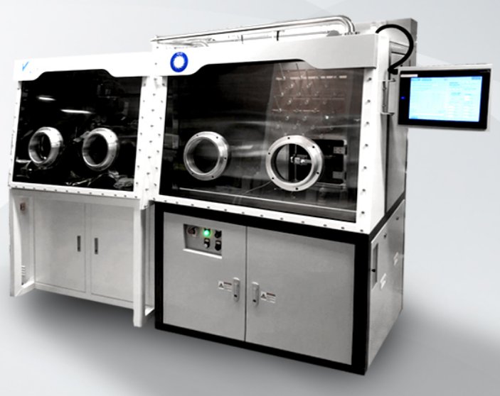 内外腔型百克级粉体分子层沉积系统
