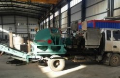 柴油移动木屑粉碎机