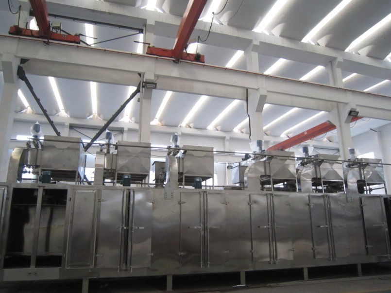 DWB-2×40网板式水平带式干燥设备