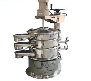 不锈钢带毛刷振动筛