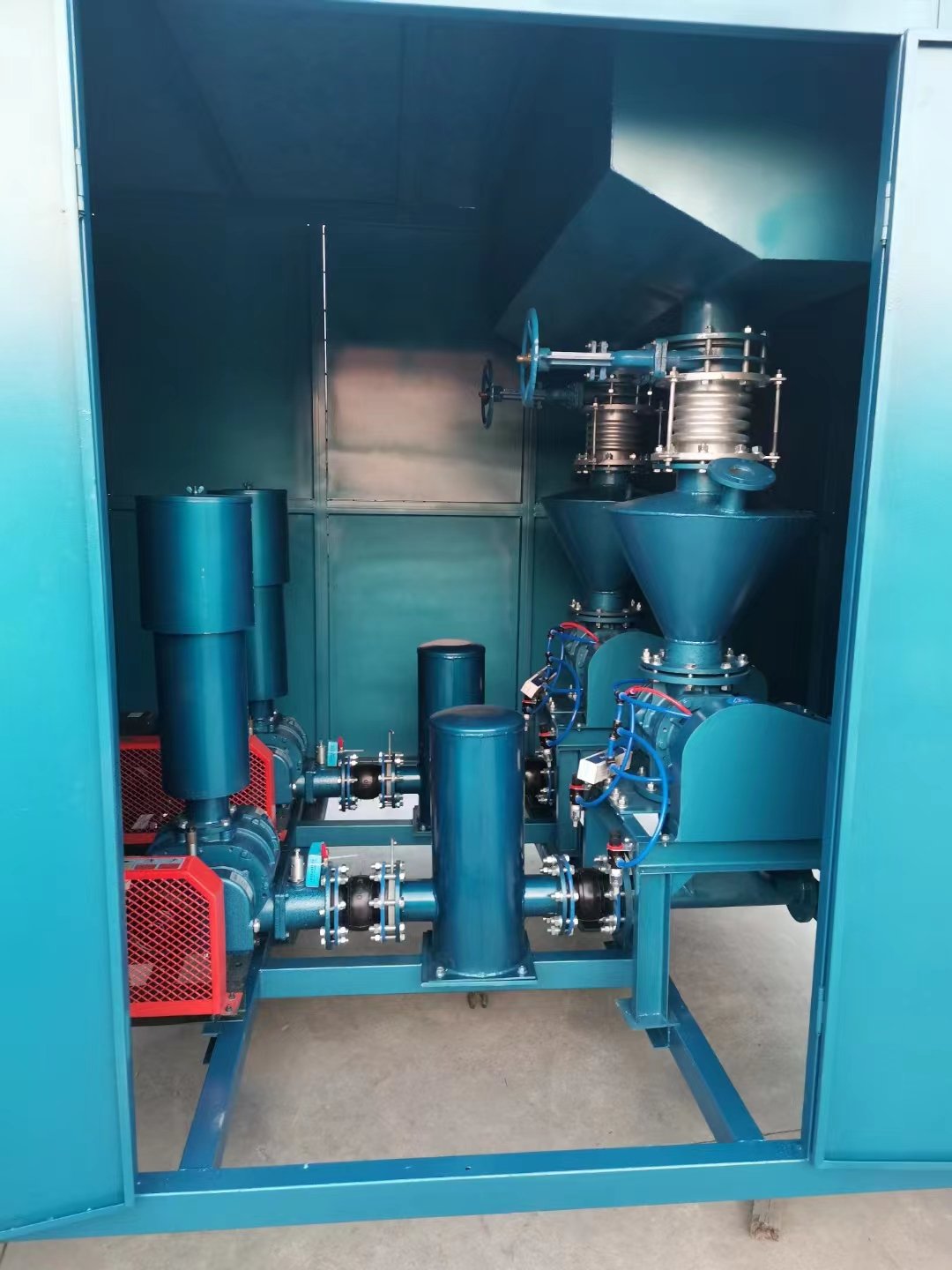 石灰石粉体输送