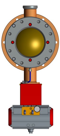 复合型柔性金属半球阀