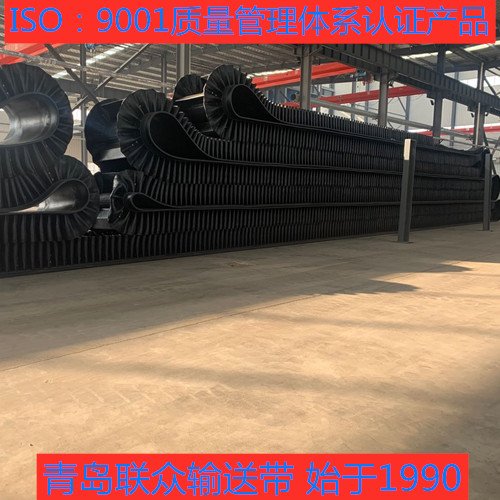 船用大倾角挡边输送带