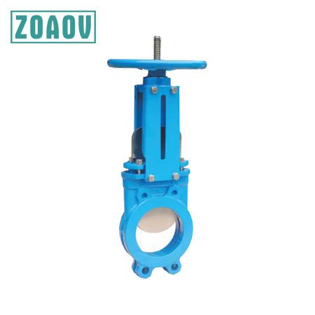 双向密封无凹槽刀形闸阀