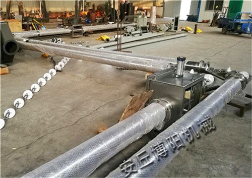 水泥粉管链输送机 GL300管链输送系统