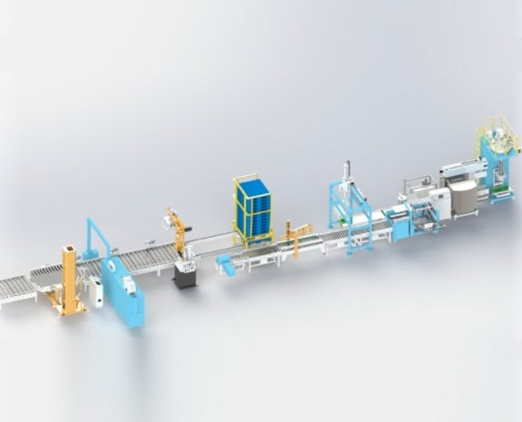 全自动小包装箱码垛线