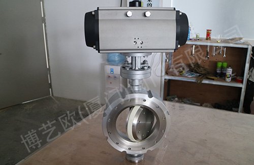 气力输送下料出料专用耐磨陶瓷蝶阀