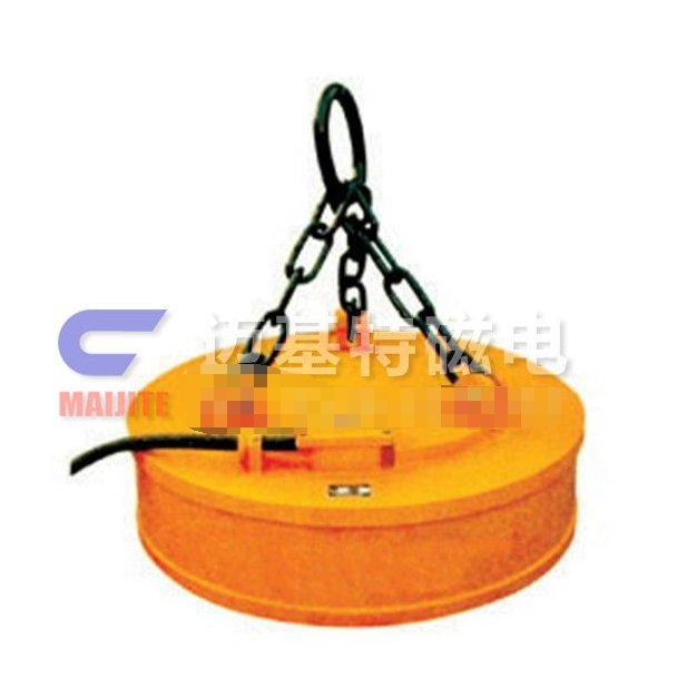 MW5系列吊运废钢用圆形起重电磁铁