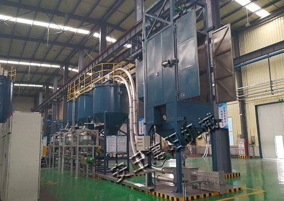 煤粉吨包破包机，粉煤灰吨袋拆包管链输送设备