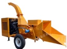 柴油移动树枝粉碎机