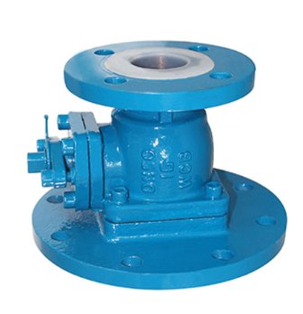 衬氟平口放料阀