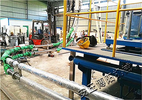 原煤粉末管道输送机 无尘管链式粉体输送机现场