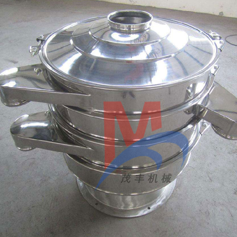 药粉精细筛分三次元旋振筛 不锈钢浆料分级旋振筛【茂丰图文展示】
