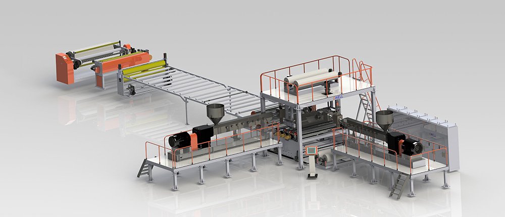 TPO防水卷材shengchan线