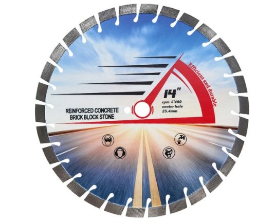 激光焊接金刚石均匀分布/有序排列锯片-17mm高齿