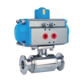 卫生级气动直通球阀