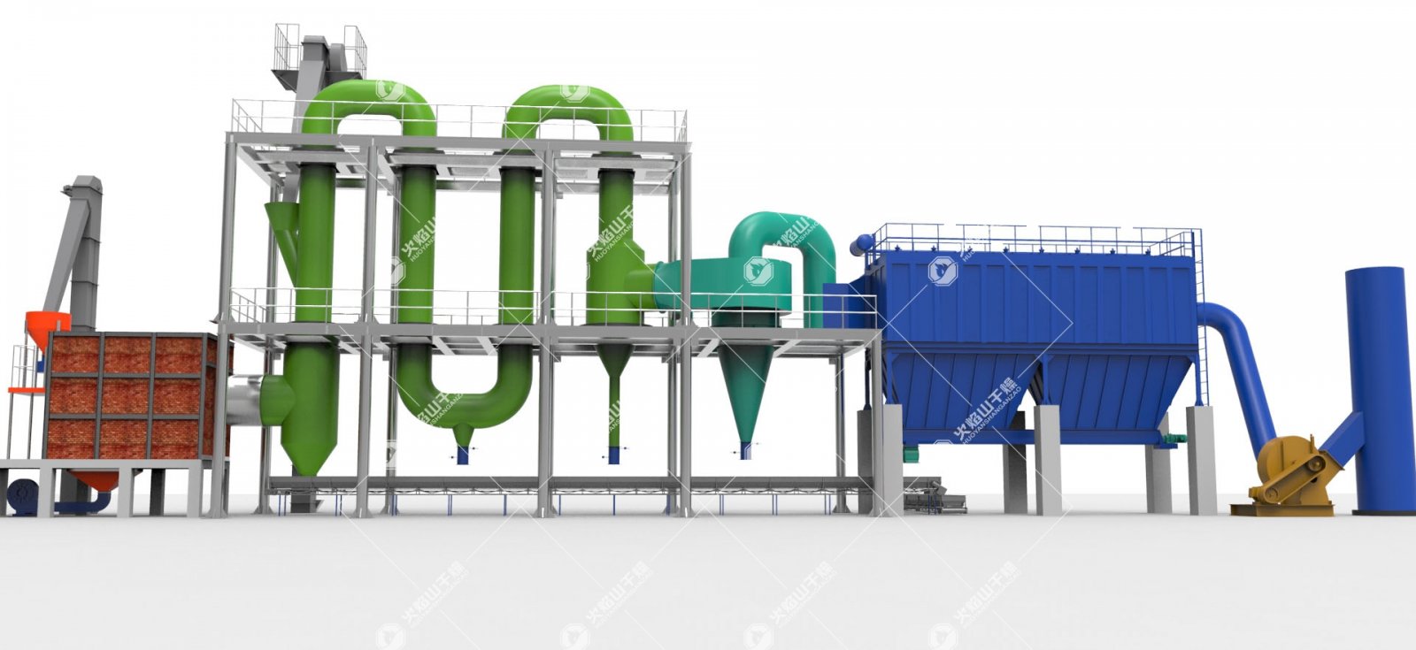 FLH悬浮式立式烘干机