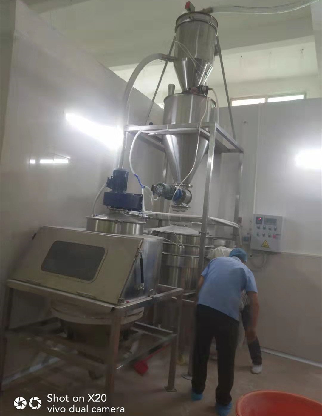 真空上料筛分线