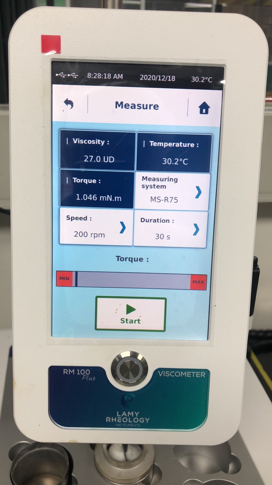 RM 100 PLUS旋转粘度计LAMY