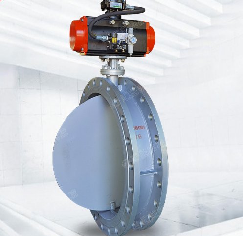 气动法兰通风蝶阀D641W-16P