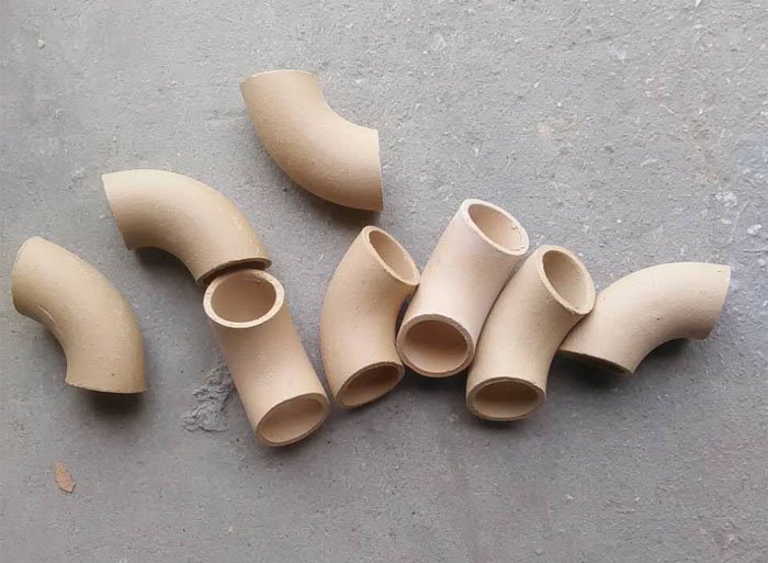 铸造高温耐火材料高铝陶瓷弯管