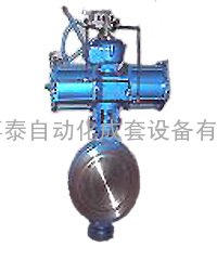 气动带手动蝶阀