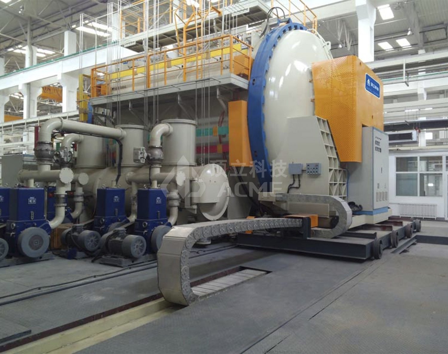 卧式真空碳化炉