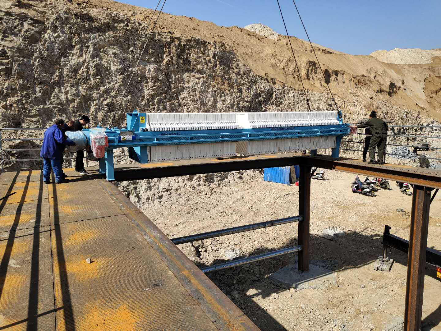 四川压滤机工艺流程图 压滤机配件制造工厂 鸿发环保设备