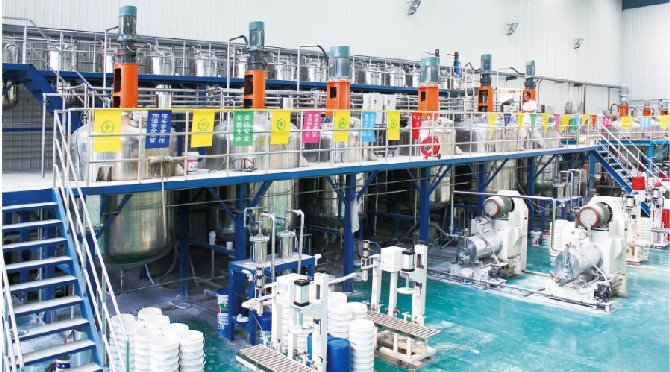 唐山长虹-年产10000吨水性涂料及年产5000吨真石漆自动化生产线