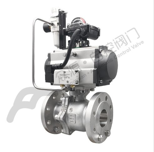 气动法兰球阀 Q641F-16P