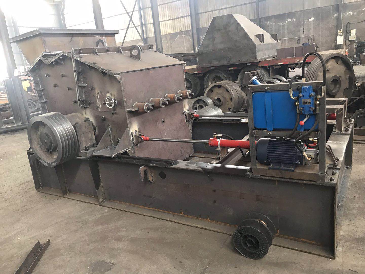 液压开箱式制砂机