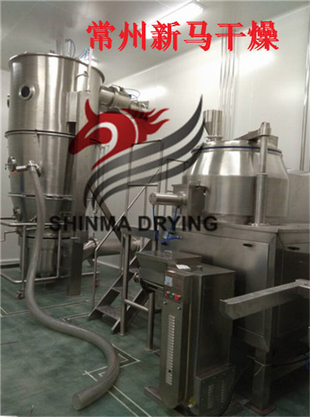 湿法制粒、沸腾干燥联动线 固体制剂联动线 固体制剂颗粒生产线