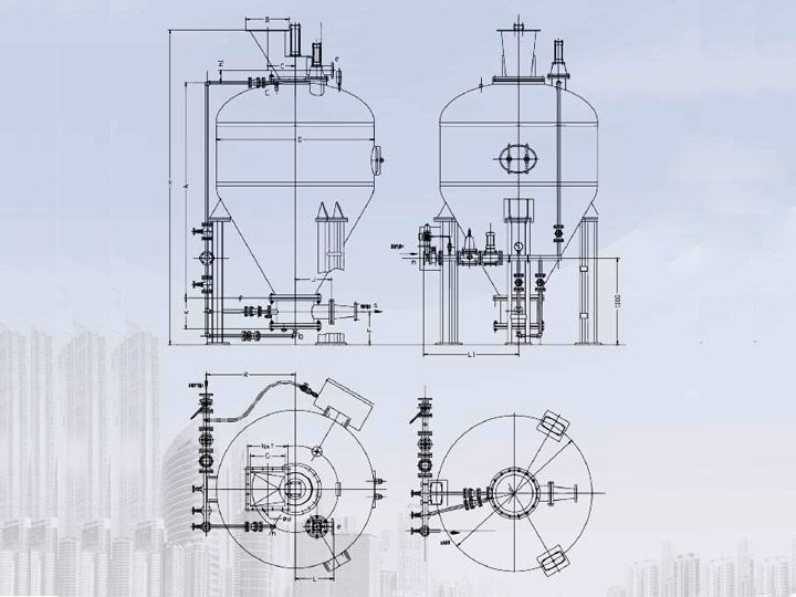 L型仓式气力输送发送器