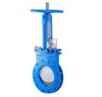 手动对夹式刀形闸阀