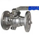 不锈钢低平台法兰球阀