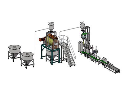 大袋称重螺杆充填包装机