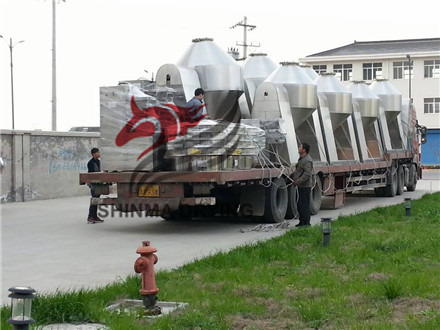 先进旋转接头技术SZG系列双锥回转真空干燥机