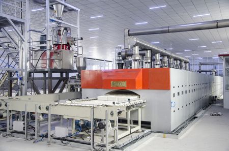 钛酸锂烧结辊道炉