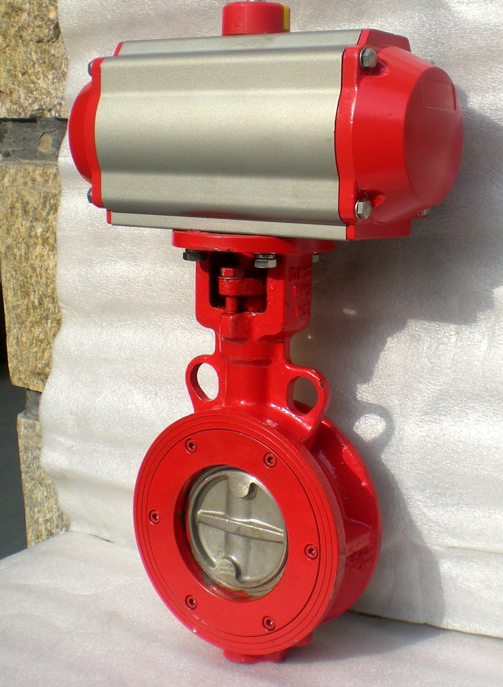 气动蝶阀（双偏芯）