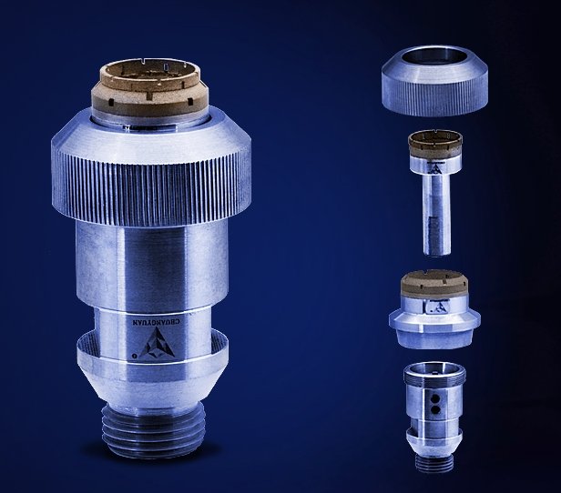 组合式分体倒角钻头