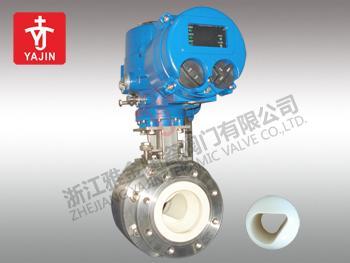 电动V型陶瓷调节球阀