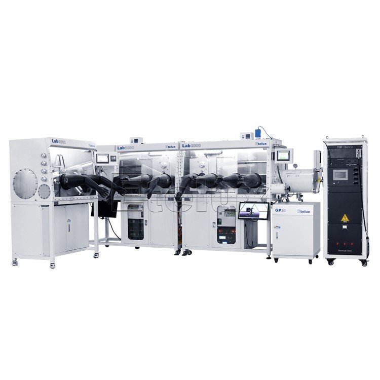 Etelux伊特克斯高真空电阻热蒸发&电子枪镀膜机&手套箱