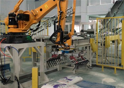 陶瓷粉自动码垛机 包装码垛机器人生产线