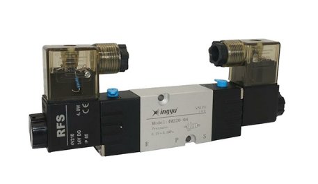 200系列二位五通板接式双电控换向电磁阀