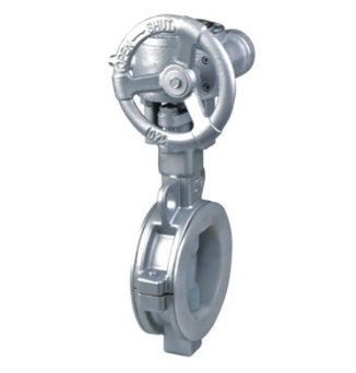 D371F46-10P 不锈钢衬氟蜗轮蝶阀（对夹式）