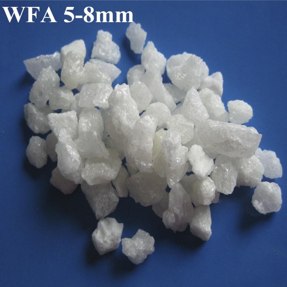 铸造厂用浇注料5-8mm白刚玉段砂