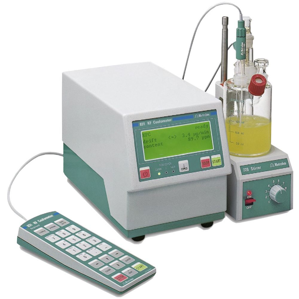 瑞士万通831库仑法卡氏水分测定仪