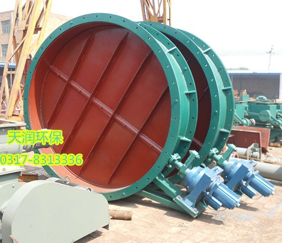 天润环保圆形百叶通风蝶阀厂家直销