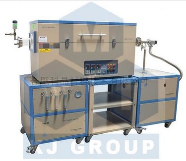 1200℃三温区三通道混气CVD系统